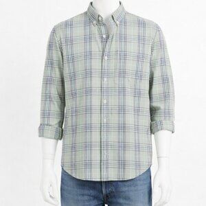 Abercrombie & Fitch Shirt Mens Large Button Down Long Sleeve Cotton